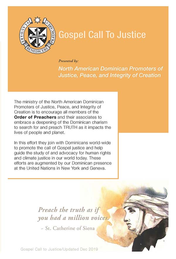 Call to Justice brochure