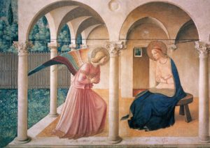 Fra Angelico-The Annunciation, San Marco (Wikicommons)