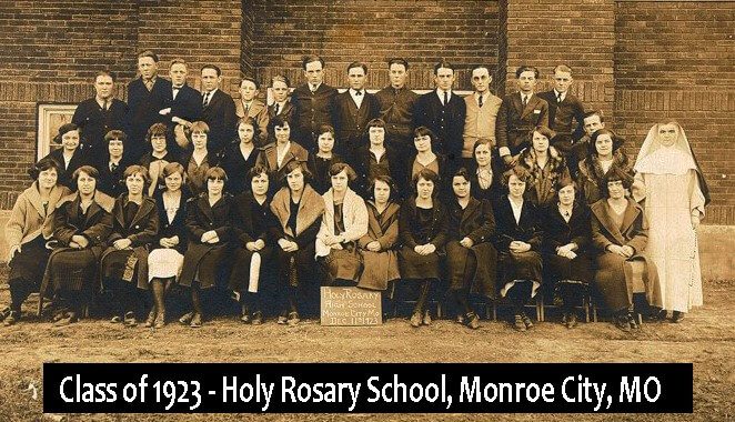 Holy Rosary School Class of 1923