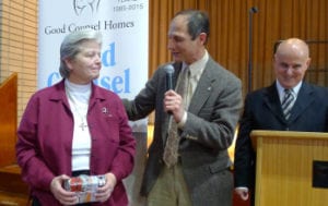 Sister Nancy Richter being honored