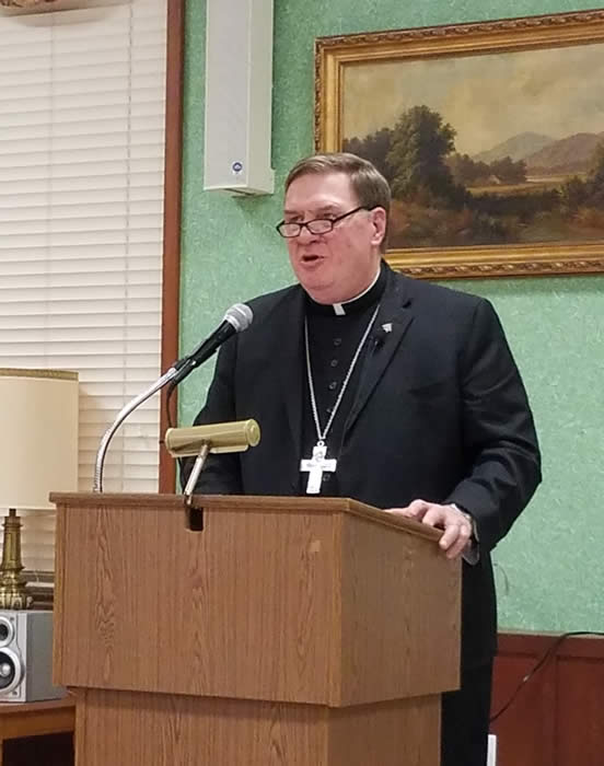 Cardinal Joseph Tobin presented the Dr. J.T. Lou Lecture in Dominican ...