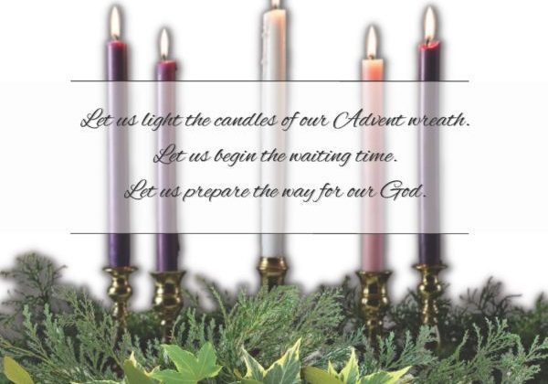 Advent candle graphic